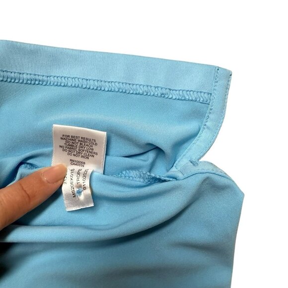 PETER MILLAR SUMMER COMFORT POLO SHIRT MENS L GOLF PERFORMANCE STRETCH BLUE - Picture 5 of 7